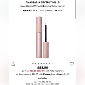 Anastasia Beverly Hills brow serum